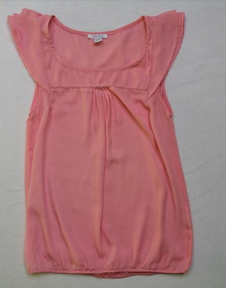 Lososová ľahučká blúzka, amisu,xs