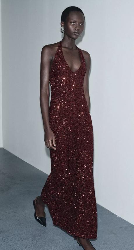 Flitrove šaty, zara,s