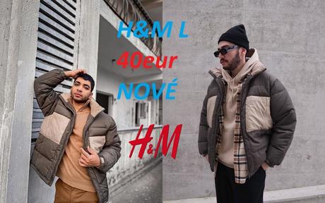 Zimná bunda hm, bombéra hm, h&m,l