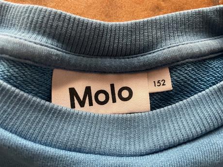 Modra znackova mikina molo, 152
