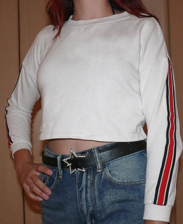 Crop top 146-152-158, h&m,152