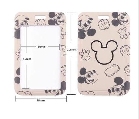 Šnúrka na krk s puzdrom minie ružová,