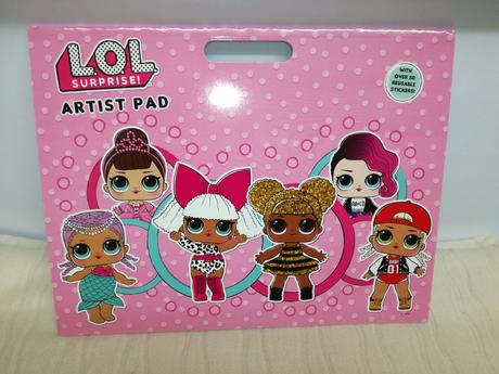 Lol surprise artist pad 50+ stickers nau19,