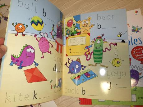 Usborne wipe-clean x6 njul18,