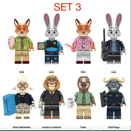 Mix postavičiek - typ lego - nové, nehrané,