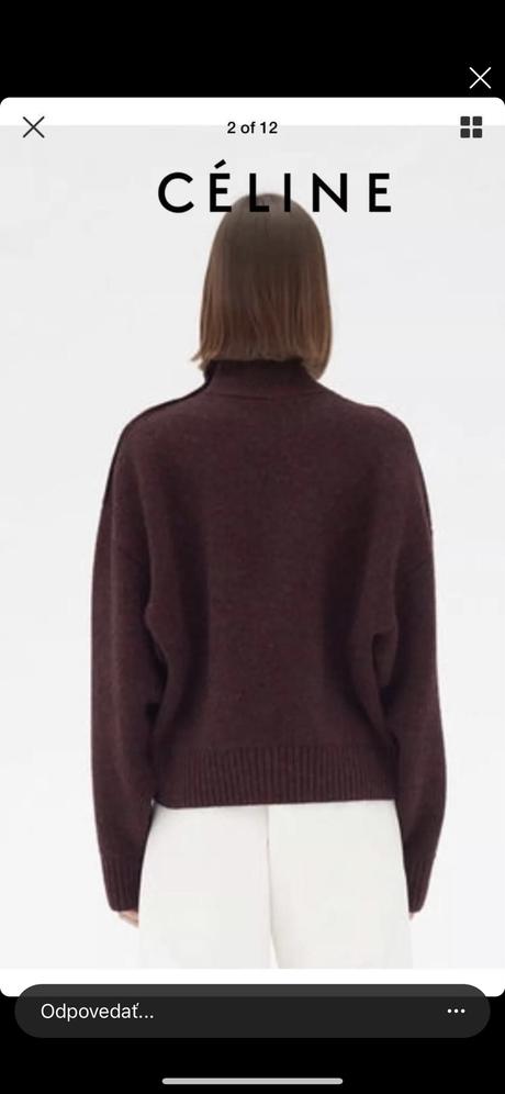 Celine oversized kašmírovy xs, xs