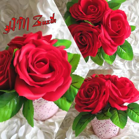 Mydlové kytice, dekorácie, 