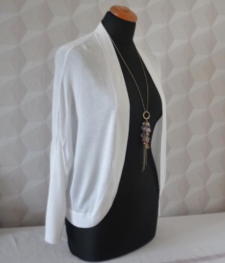 Lindex, biele bolerko veľ. xl, lindex,xl