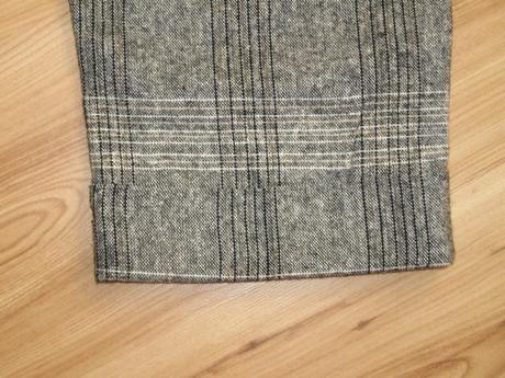 Elegantné kárované nohavice, 38