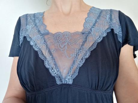 Viskózová nočná košeľa m/l, l