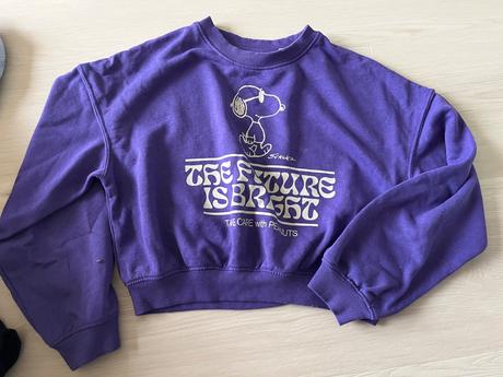 Crop mikinka, h&m,140