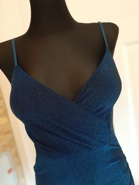 Elegantné dámske trblietavé šaty, 36 - xl