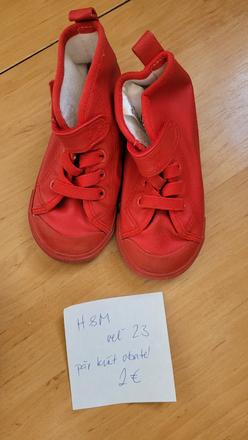 Tenisk červené  h&m veľ 23, h&m,23