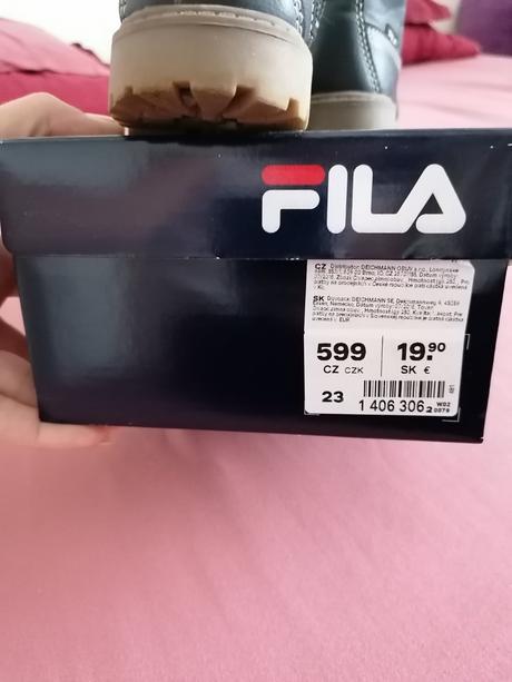 Topánky, fila,23