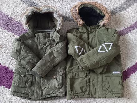 Zimná bunda zelená/vojenská, f&f,104