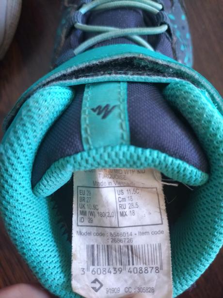 Turistické topánky quechua, 29