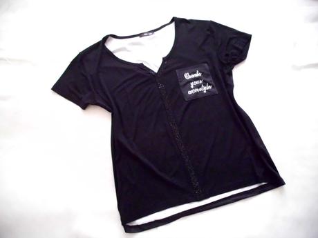 Cookoo čierne tričko, l