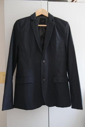 Pánske pásikavé sako blazer s, s