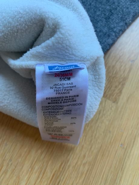 Značkova čiapka so šálom jacadi, jacadi,86