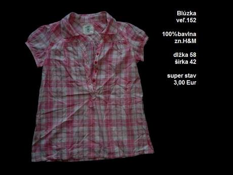 Blúzka, h&m,152