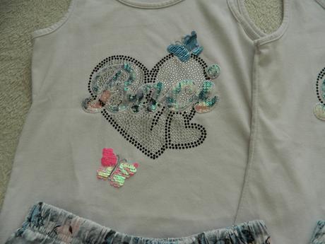 Letná súprava pre dvojičky 122/128, 128/134, 122