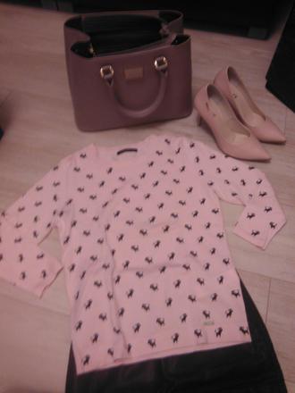 Mohito svetrík potlač psík, s