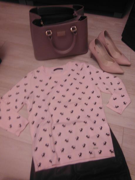 Mohito svetrík potlač psík, s