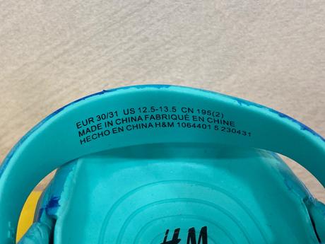 H&m crocsy veľ. 30/31- 20cm, h&m,31