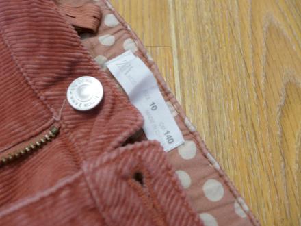 Menzestrove nohavice, zara,140