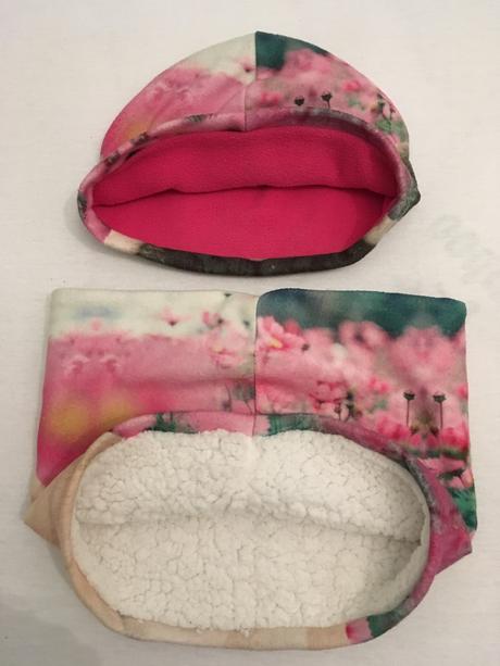 Čiapka s nákrčníkom zateplene -pes, 128