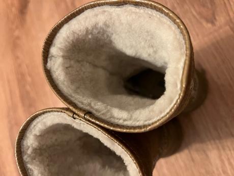 Paciotti kožené/ ovčia vlna cizmicky, 25