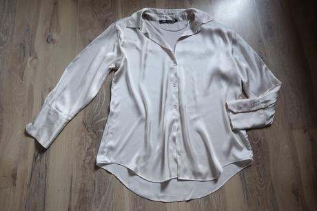 Saténová košela zara, zara,m