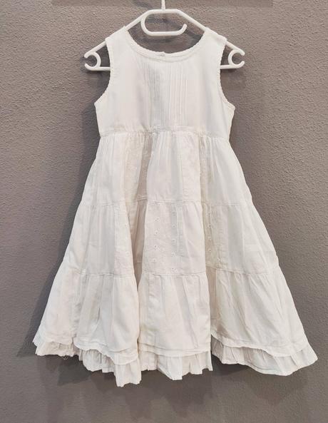 Bavlnené biele šatky, 110