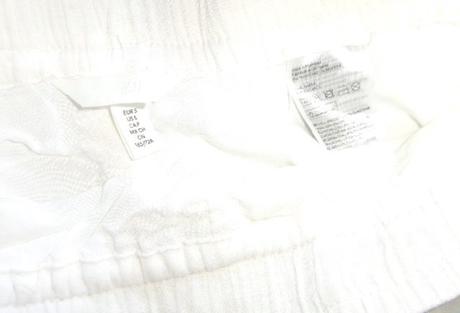 H&m biele kraťasy vel.s, h&m,s