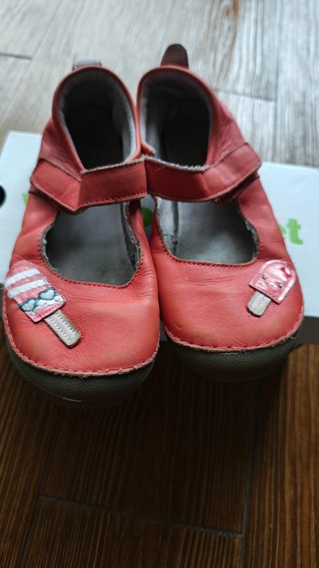 Kožené balerínky, vertbaudet,34