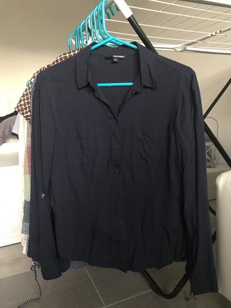 Tmavomodrá business blúzka, terranova,xs