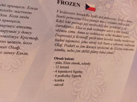 Spoločenská hra frozen, 