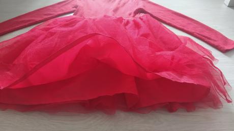 Krásne červené šaty.vel.122-128, h&m,122