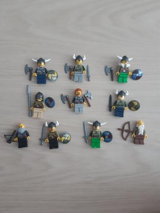 Predám lego mix nových figúrok vikingov, 
