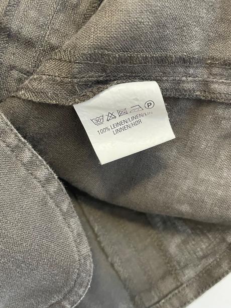 Ľanové sako s 3/4 rukávom, 48