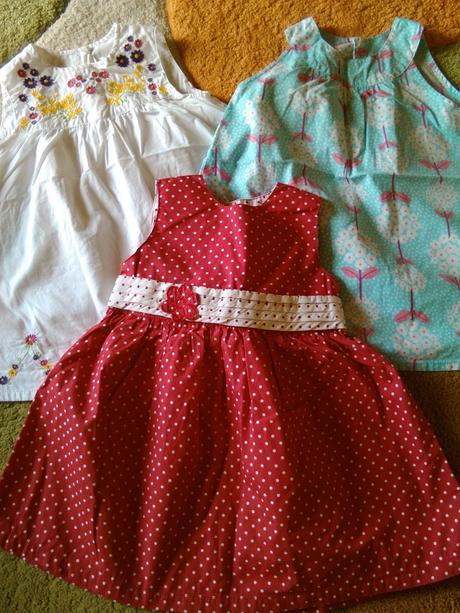 3x letné šaty na 12-18 mes., 80