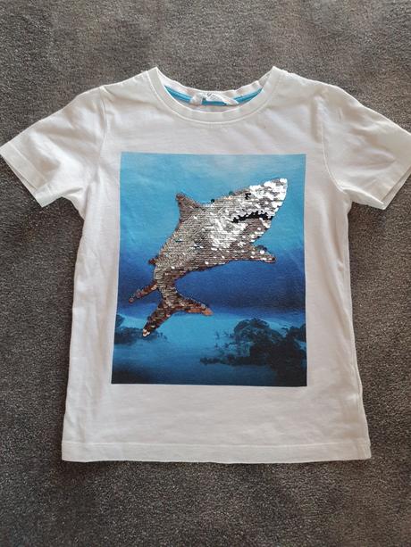 5ks tričko h&m 122/128 premieňacie, h&m,122