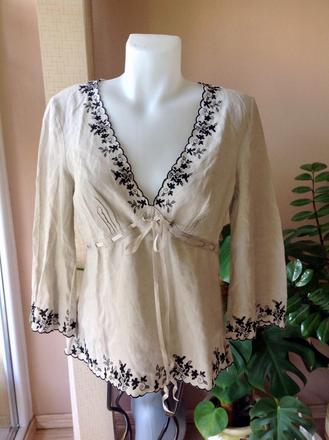 Ľanová blúzka prekrasna /58, 40