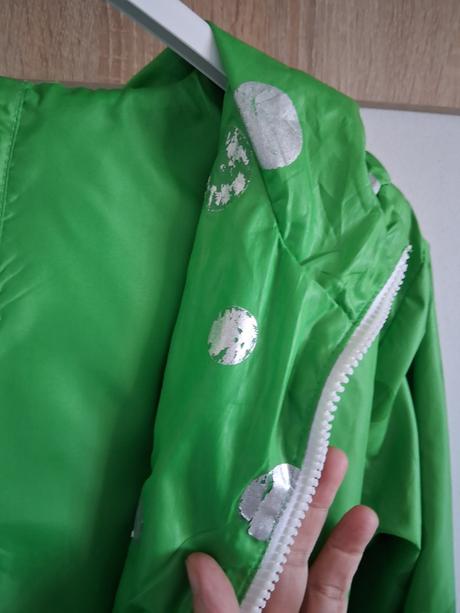 Zelená guľkovaná bunda, m