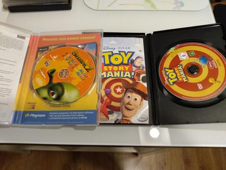 Pc hry shrek, toy story, 