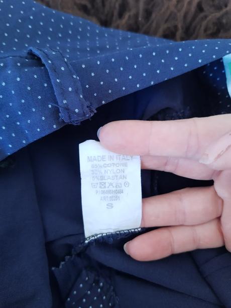 Dámske elegantné bodkované nohavice s, s