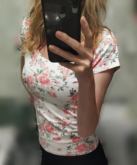 Tričko s ružami, s