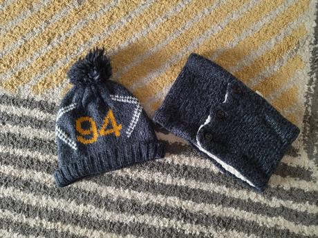 Čiapka a nákrčník lindex 116/128, lindex,116