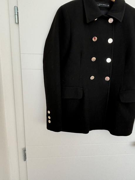 Čierny kabát, zara,m