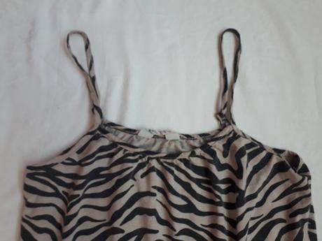 Letný overal so zvieracou potlacou, h&m,140